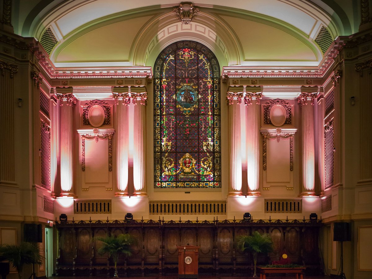 Inside the Murphy Auditorium Photo: Allen Bourgeois