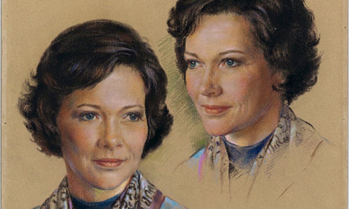 Former US First Lady Rosalynn Carter’s portrait goes on view at National Portrait Gallery