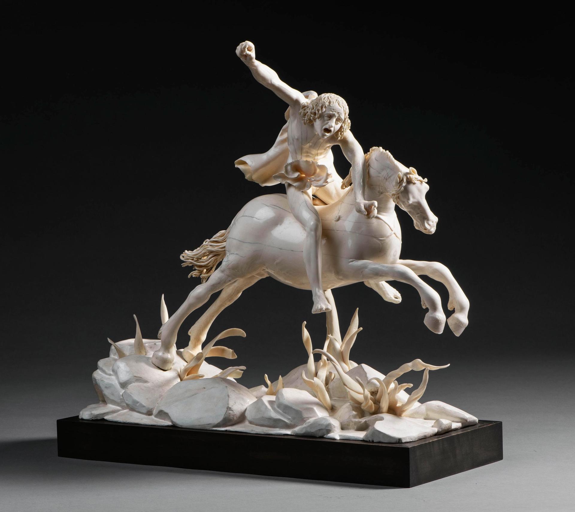 Fury on a Leaping Horse (1610) by Furienmeister (master of the furies) © Liebieghaus Skulpturensammlung