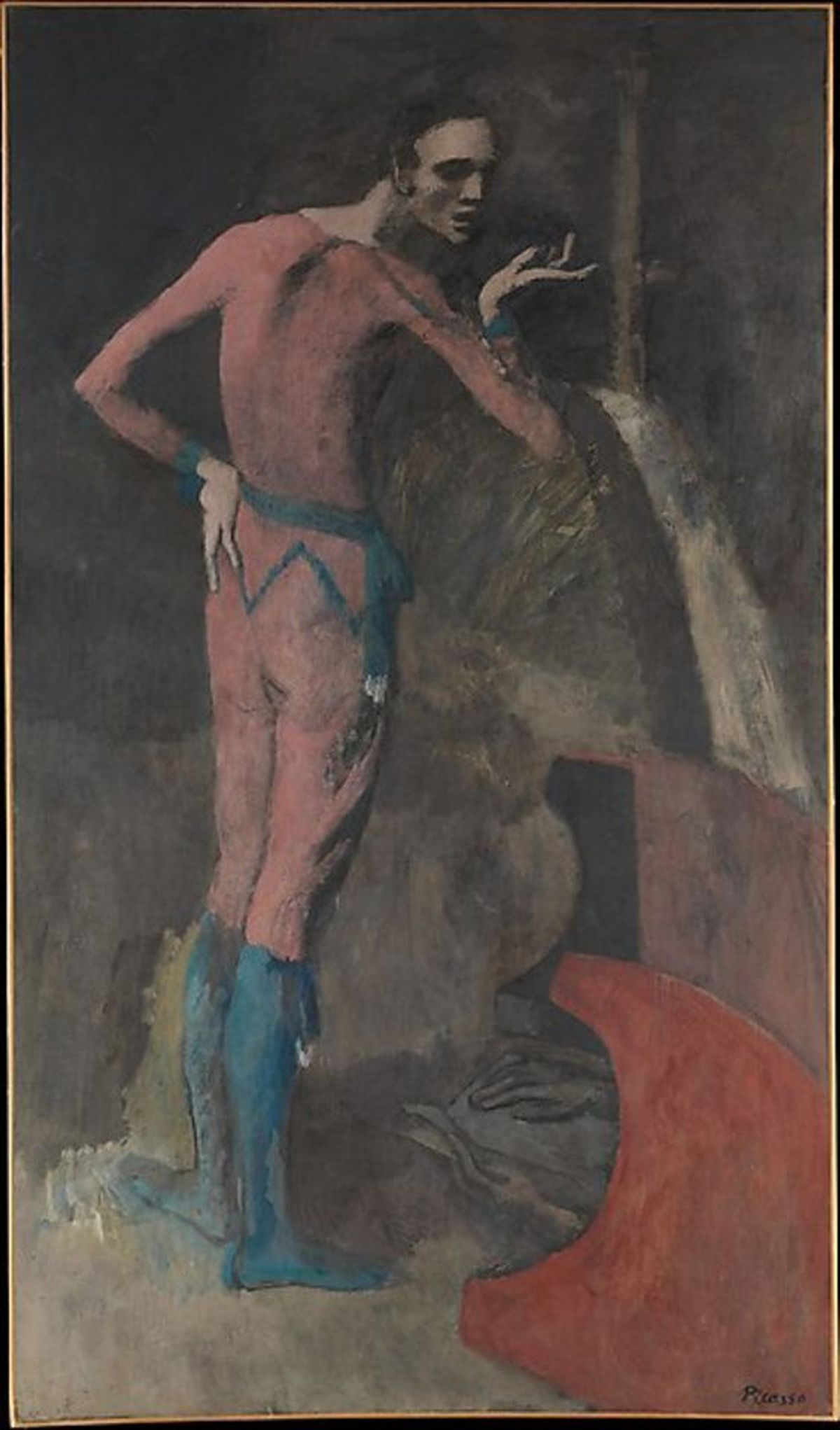 Pablo Picasso's The Actor (1904-05) now hangs in the Metropolitan Museum of Art Photo: Estate of Pablo Picasso / Artists Rights Society (ARS), New York