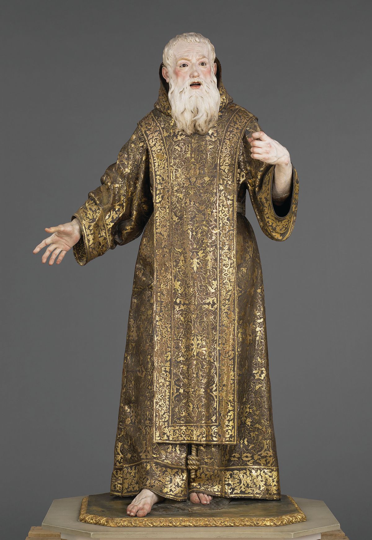 Roldán’s figures are characterised by their expressive faces. Saint Ginés de la Jara (around 1692) is in the J. Paul Getty Museum in Los Angeles Courtesy J. Paul Getty Museum