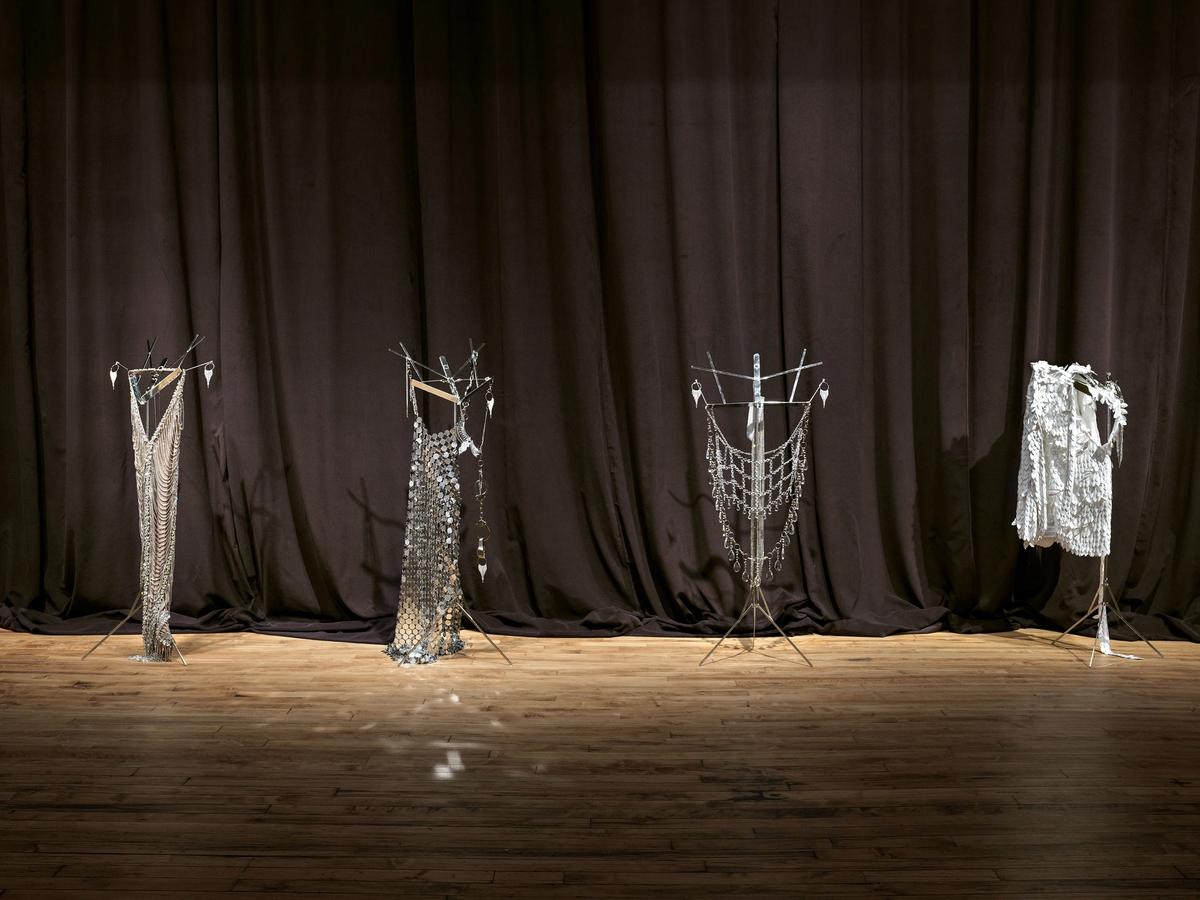 Installation view of Kayode Ojo: Eden at 52 Walker, New York