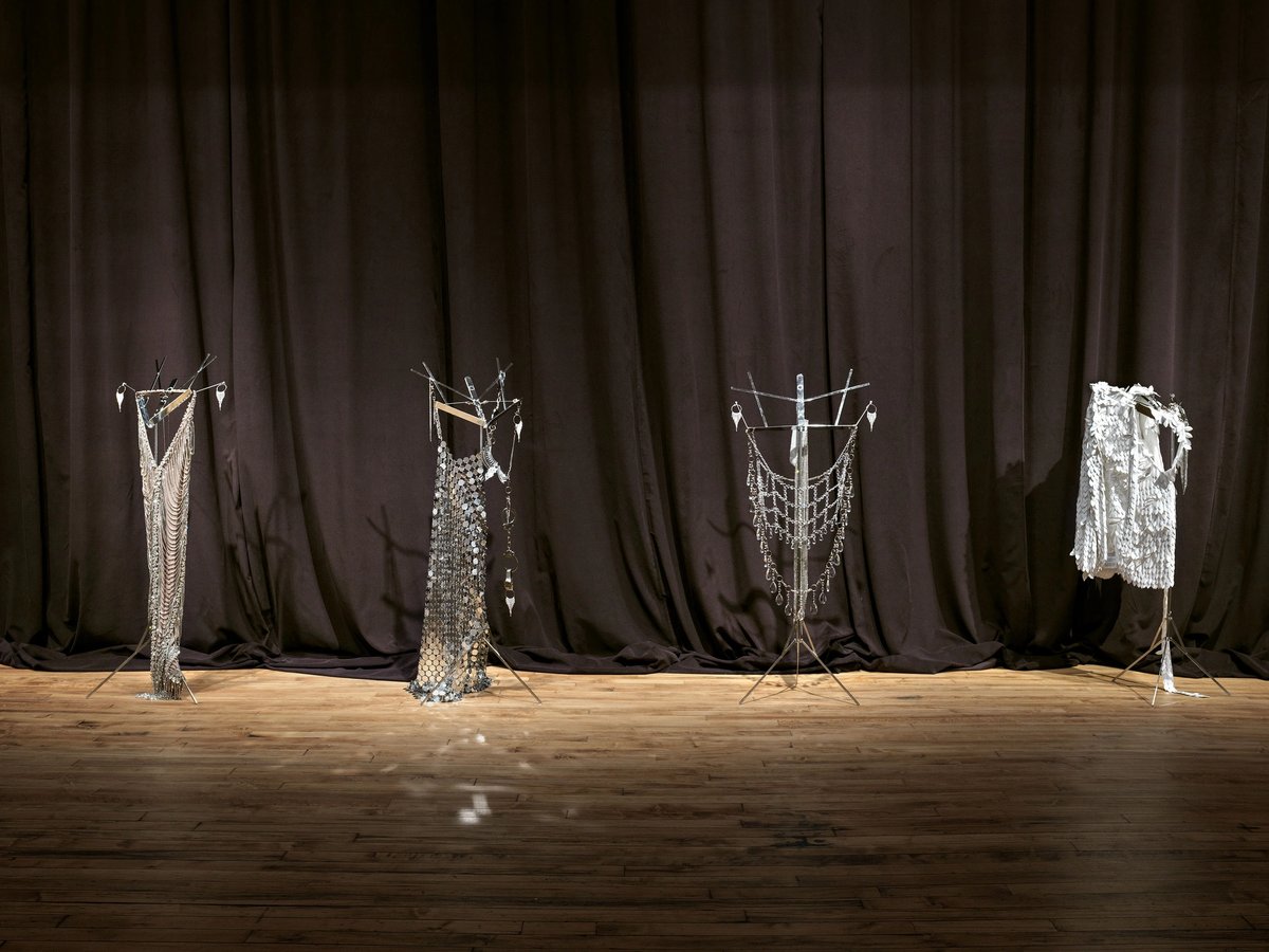 Installation view of Kayode Ojo: Eden at 52 Walker, New York