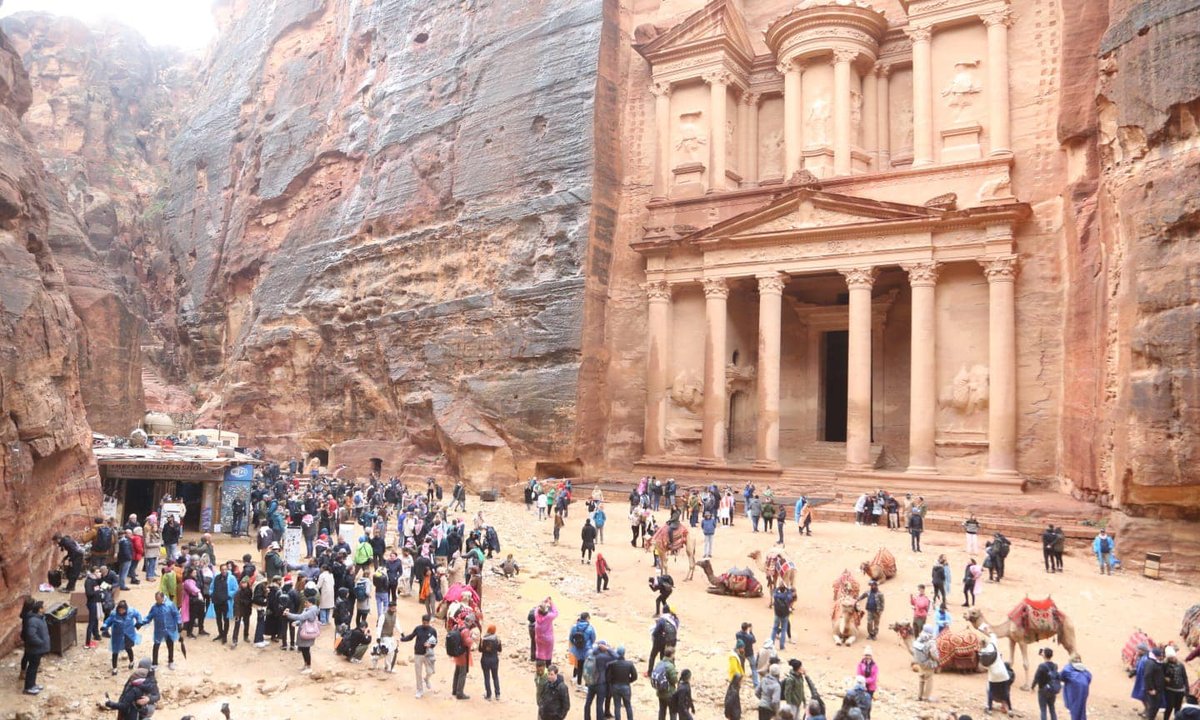 Unesco World Heritage website Petra reopens to vacationers after flash flooding Unesco World Heritage website Petra reopens to vacationers after flash flooding