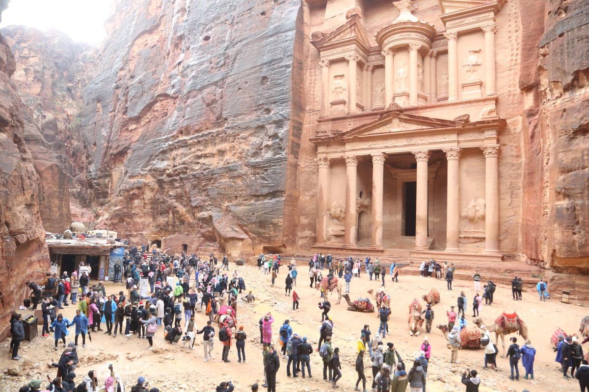 Visitors have been readmitted to Petra following the flash floods Courtesy Petra Development and Tourism Region Authority