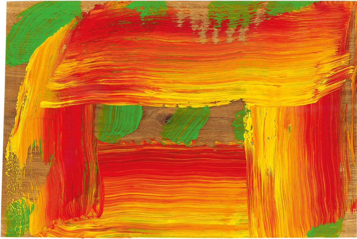 Howard Hodgkin, Through a Glass Darkly (2015-16) Howard Hodgkin Estate Photo by Prudence Cuming Associates Courtesy Gagosian