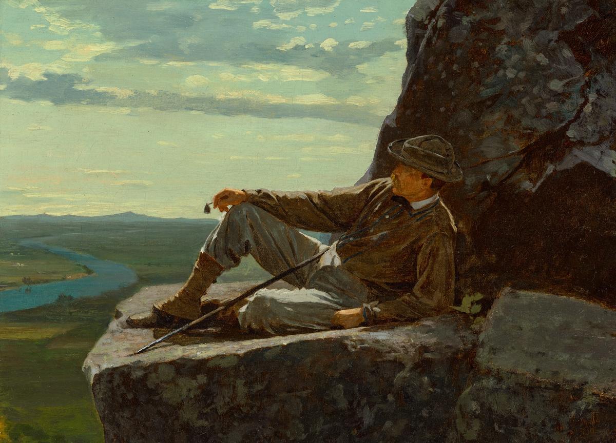 Winslow Homer, A Mountain Climber Resting (1869) Courtesy Christie’s