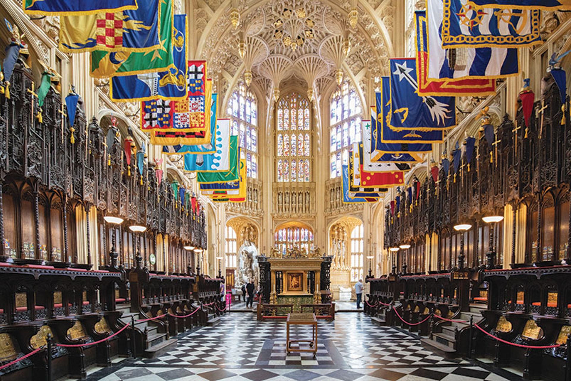 The Lady Chapel at Westminster Abbey, which has held the tabot for more than 150 years, hidden from view since 2010 Photo: Tony French/Alamy Stock Photo



