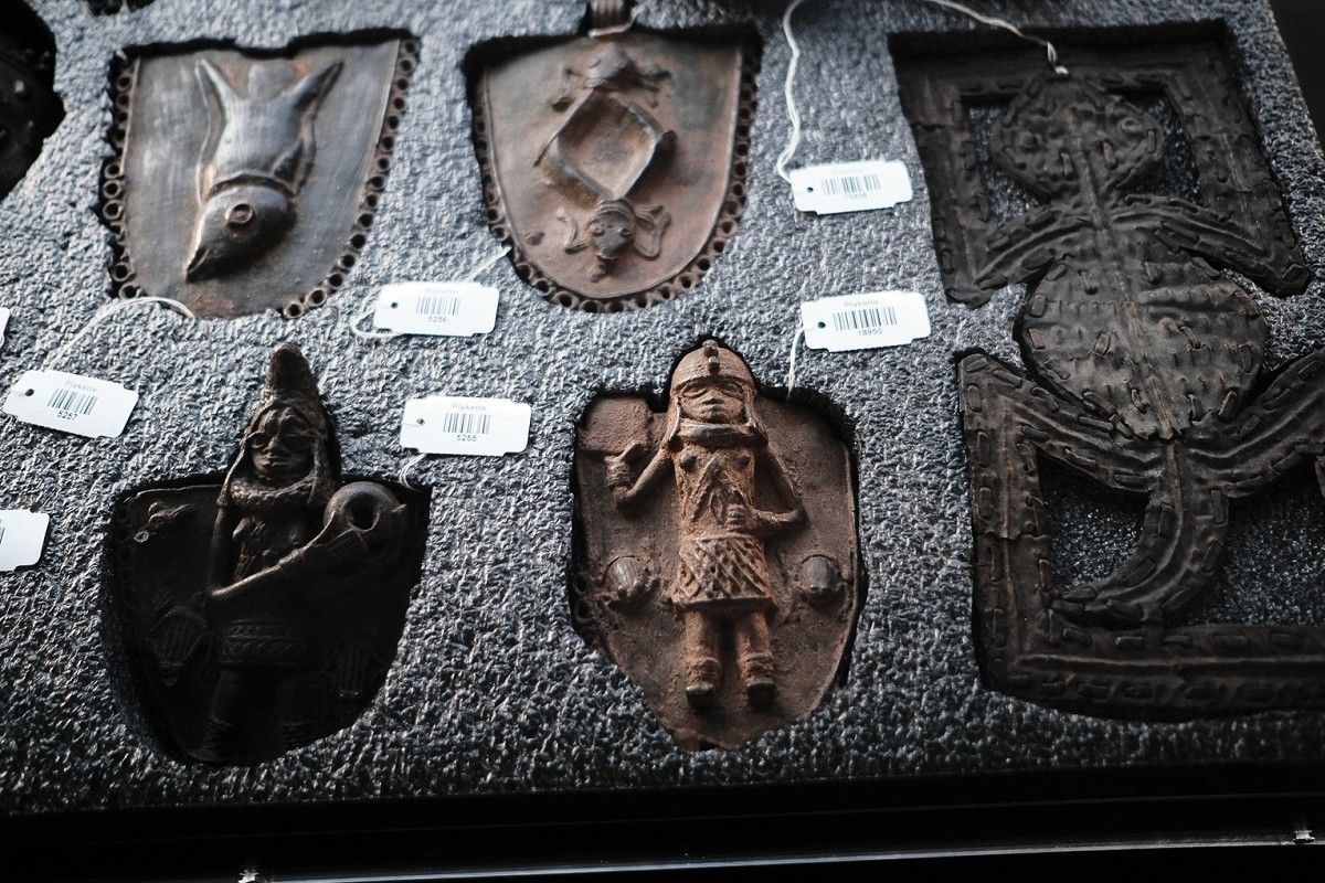 The Rautenstrauch-Joest-Museum's collection of royal artworks from the Kingdom of Benin (Edo State, Nigeria), as pictured on its website Courtesy of the Rautenstrauch-Joest-Museum, Cologne