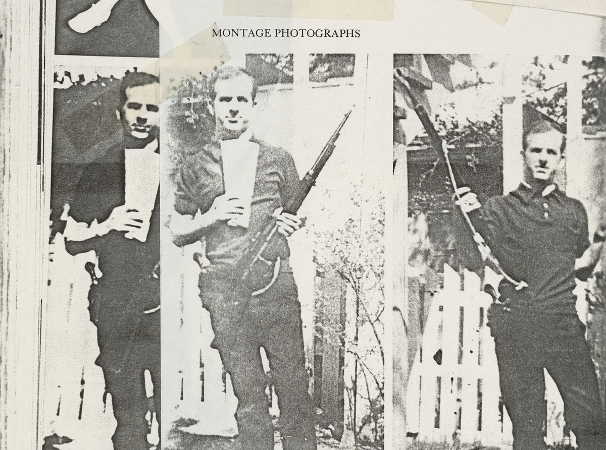 A detail from Lutz Bacher's The Lee Harvey Oswald Interview (1976) © Lutz Bacher; courtesy of the artist and Greene Naftali, New York