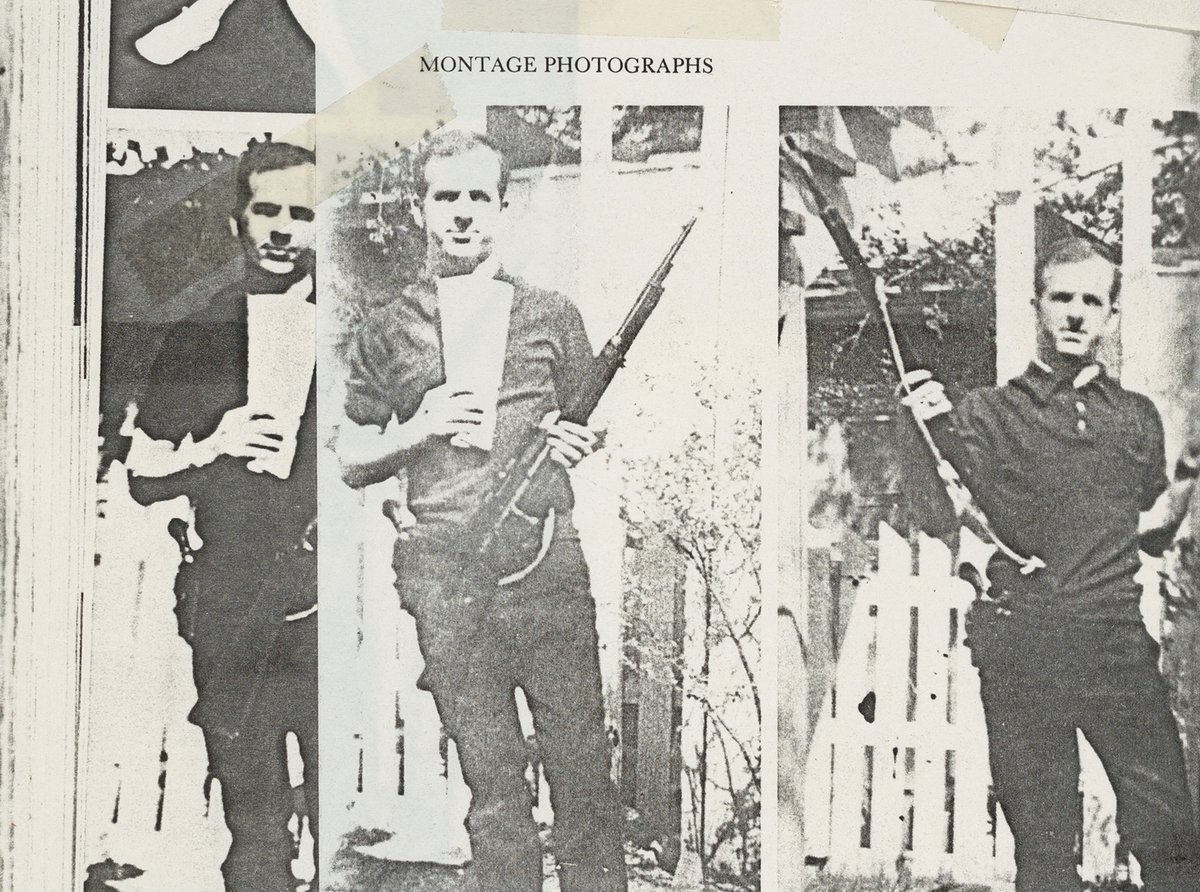 A detail from Lutz Bacher's The Lee Harvey Oswald Interview (1976) © Lutz Bacher; courtesy of the artist and Greene Naftali, New York