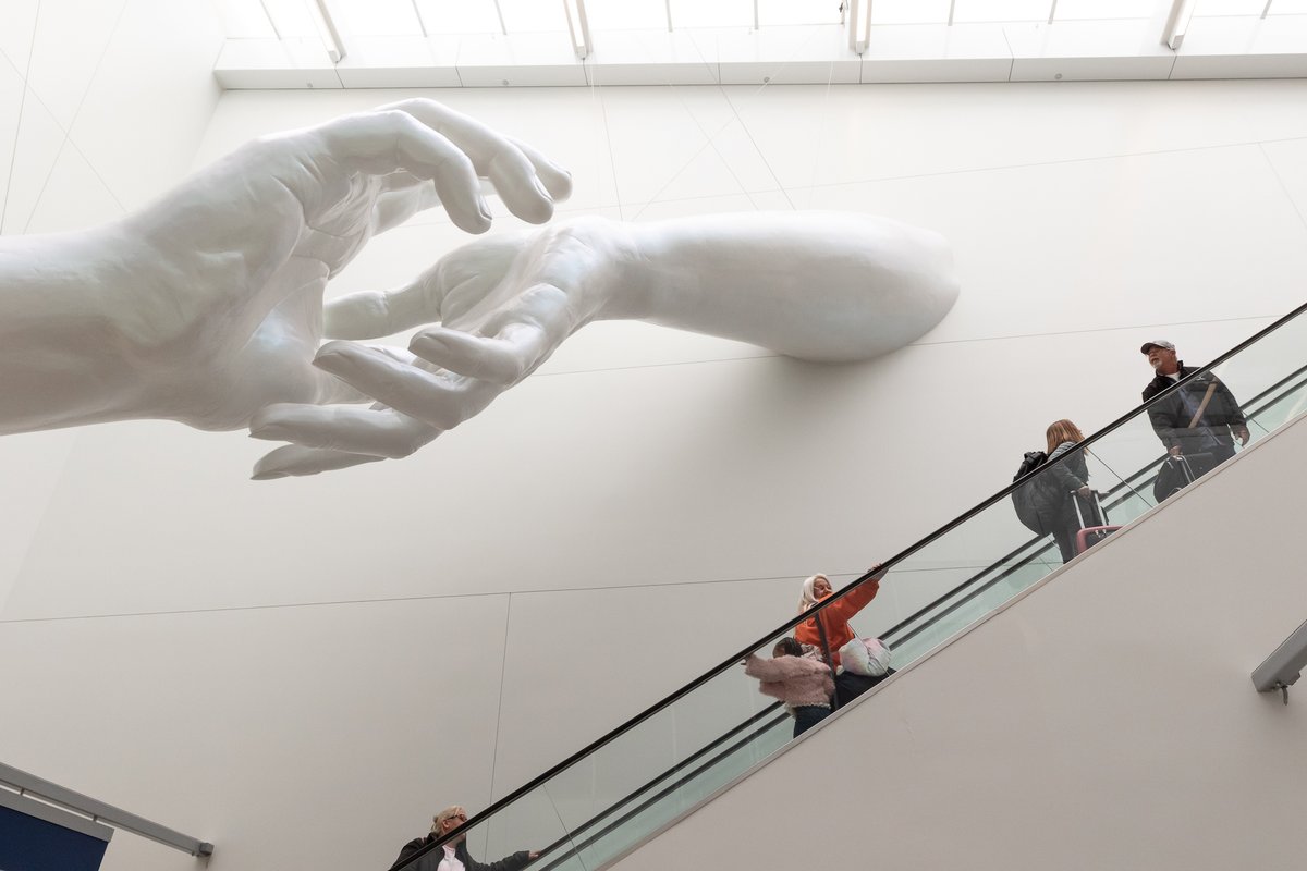 Hank Willis Thomas and Coby Kennedy, REACH, 2023 Photo: Nicole Harrison. Courtesy of For Freedoms