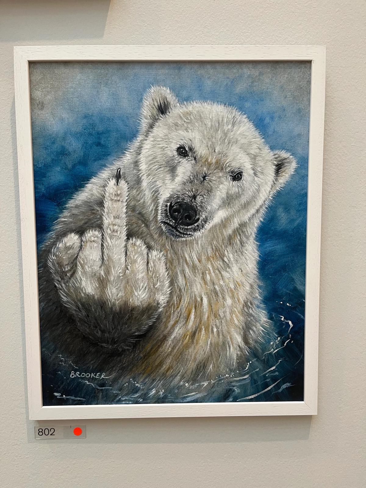 Scott Brooker’s Thanks Man (2022) at the Royal Academy of Arts Summer Exhibition 2022. Courtesy of Louisa Buck