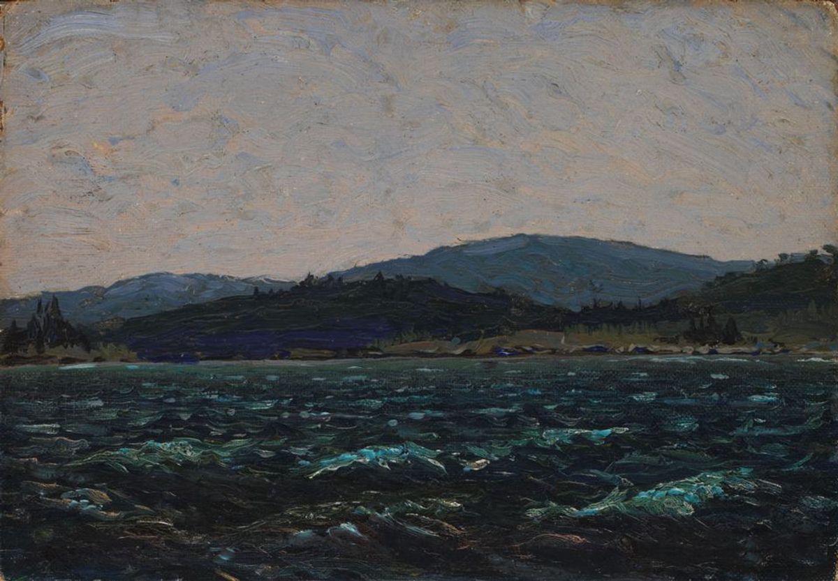 Tom Thomson, Sketch for Lake in Algonquin Park (1913)
