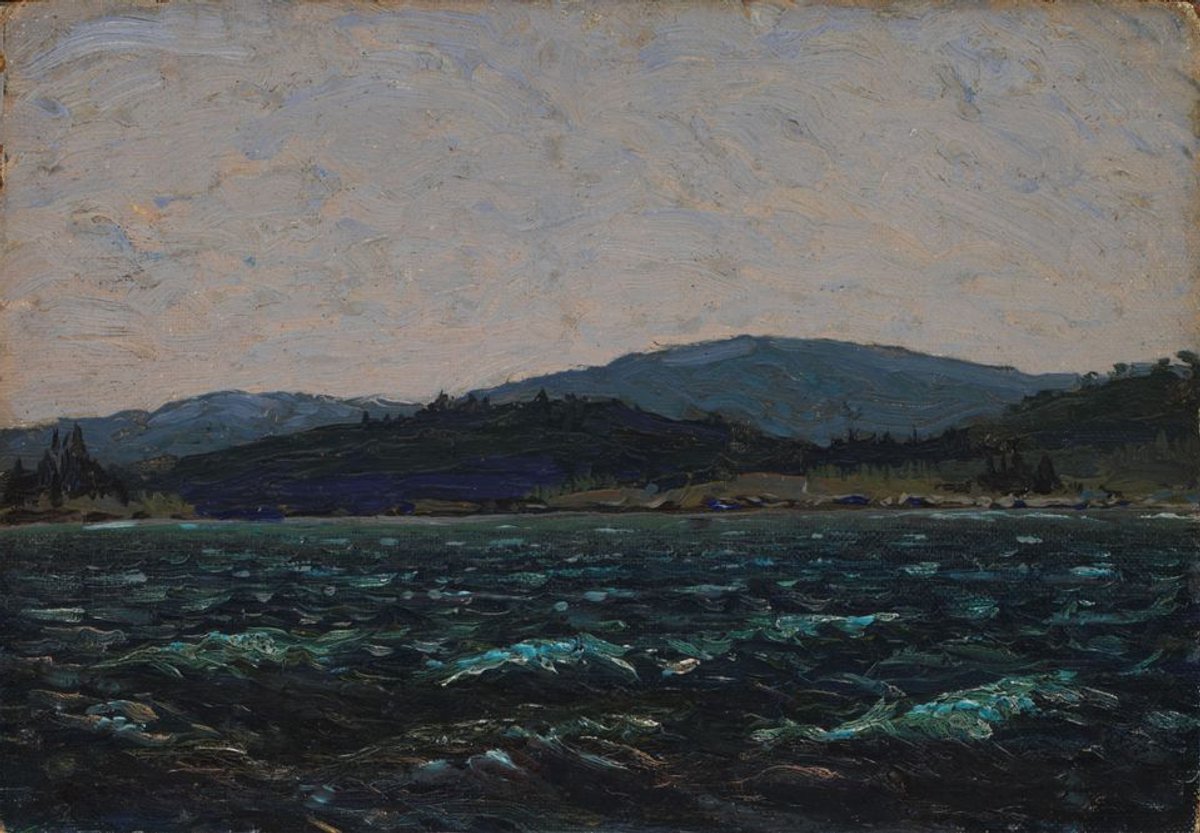 Tom Thomson, Sketch for Lake in Algonquin Park (1913)