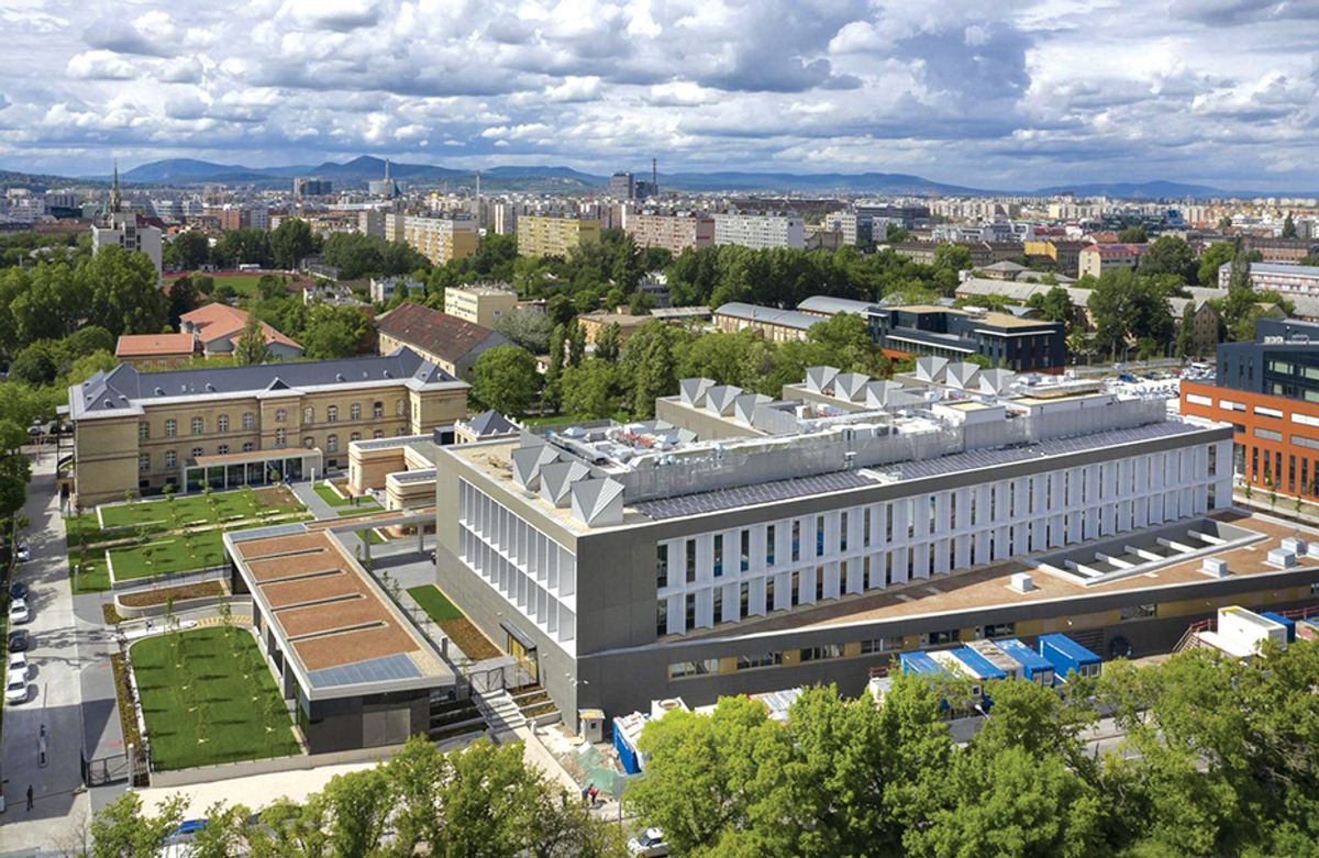 OMRRK + the design by SANAA for the New National Gallery. ©Varosliget Zrt. 2019