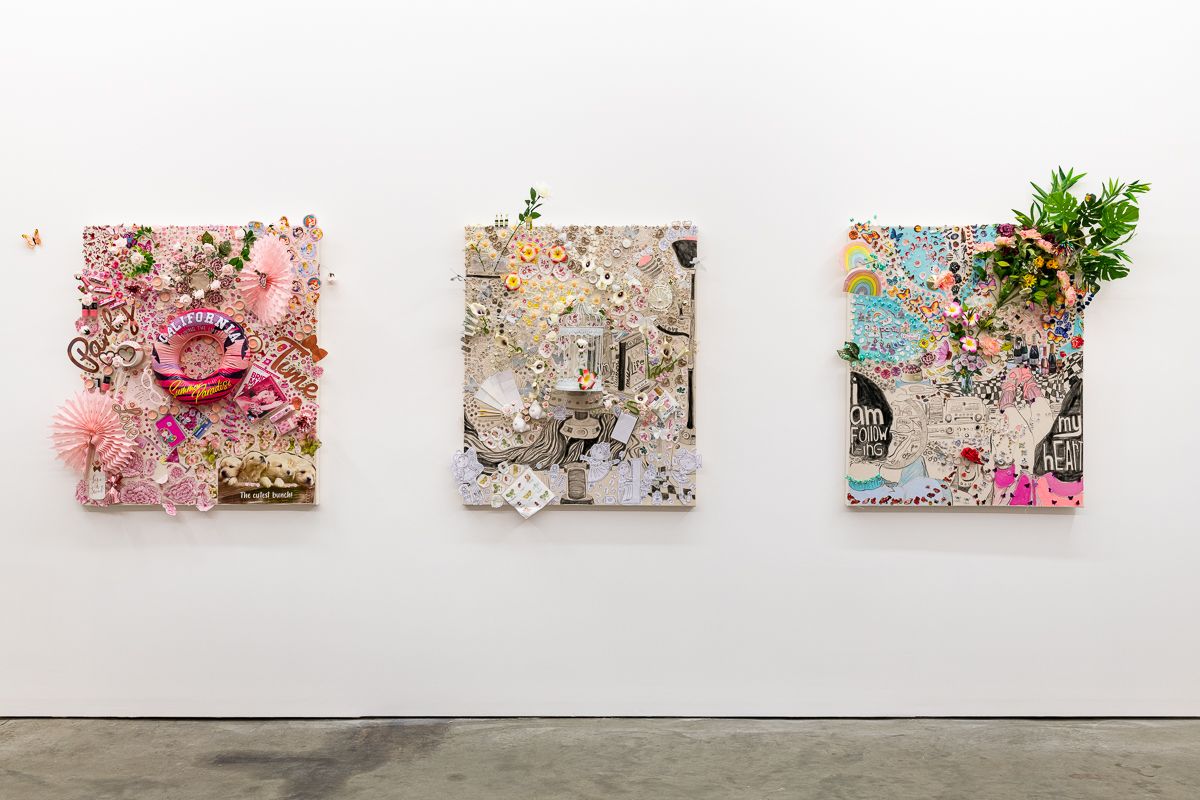 Installation view, Gretchen Andrews: Other Forms of Travel (2021) Courtesy of the artist and Annka Kultys Gallery