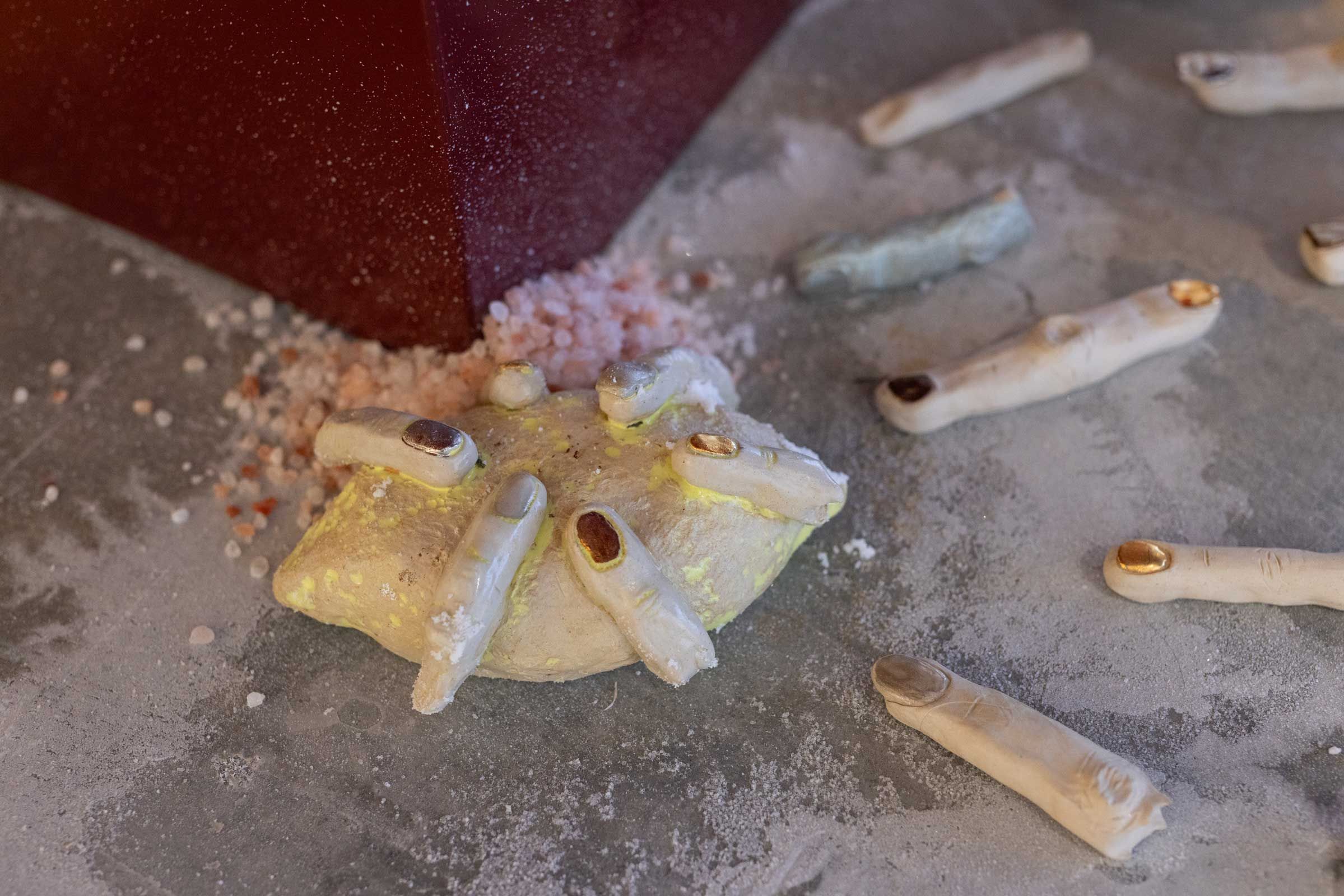 Nika Project Space artist Mirna Bamieh's Sour Things: The Kitchen (detail, 2023)

Photo: Ivan Erofeev. Courtesy Nika Project Space