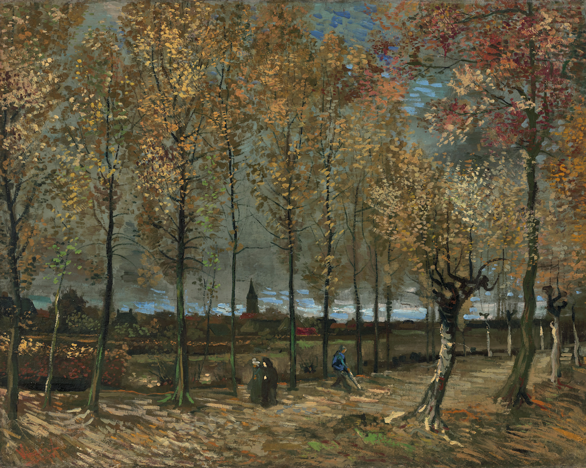The final result: Van Gogh’s Poplars near Nuenen (November 1885 and September-December 1886)
Museum Boijmans Van Beuningen, Rotterdam