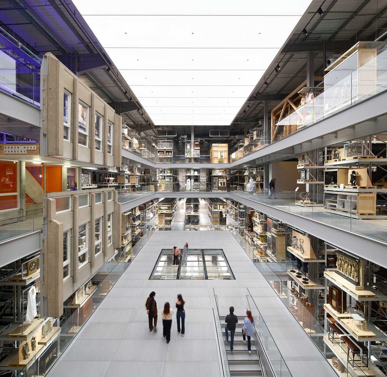 Shelf life: V&A East Storehouse in Stratford, a new outpost of the Victoria & Albert Museum in Kensington, made a strong start since opening in May last year, welcoming an average of 60,000 visitors per month © Hufton+Crow