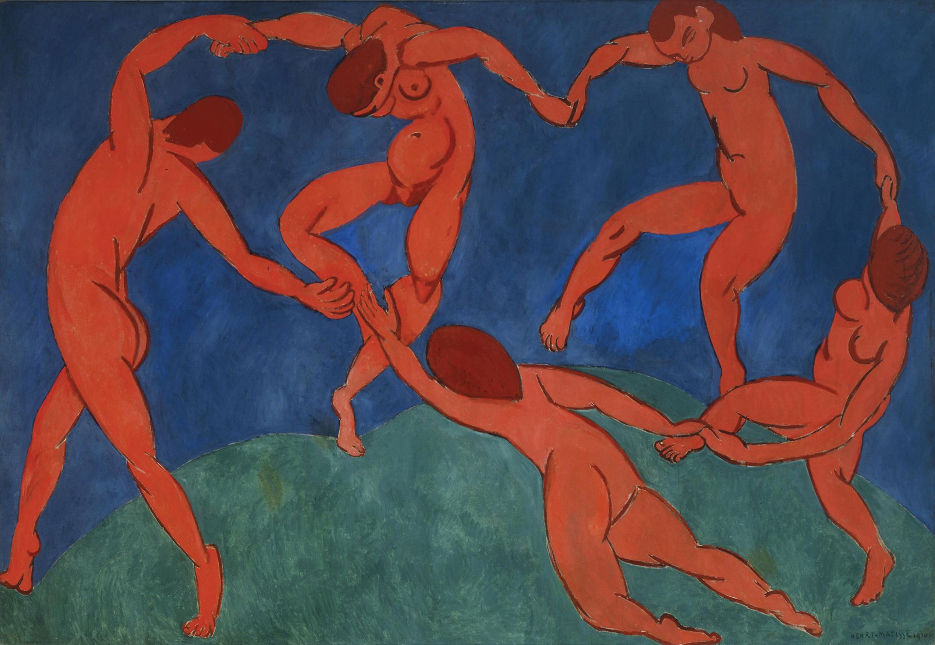 Sergei Shchukin’s collection included Henri Matisse’s The Dance (1909-10), which will appear in the Pushkin’s exhibition in June as an exceptional loan from the Hermitage © Succession Henri Matisse/DACS 2019