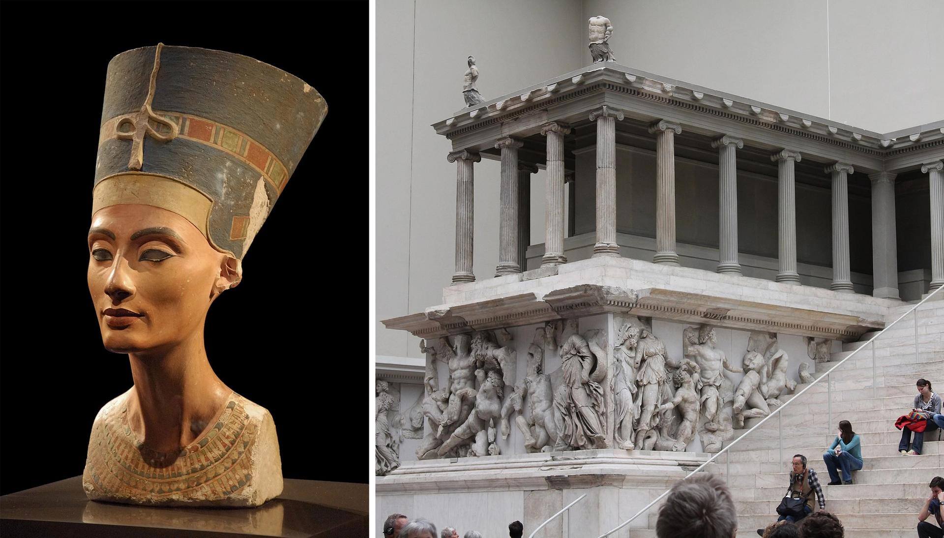 Nefertiti: Philip Pikart; Altar: Tilemahos Efthimiadis