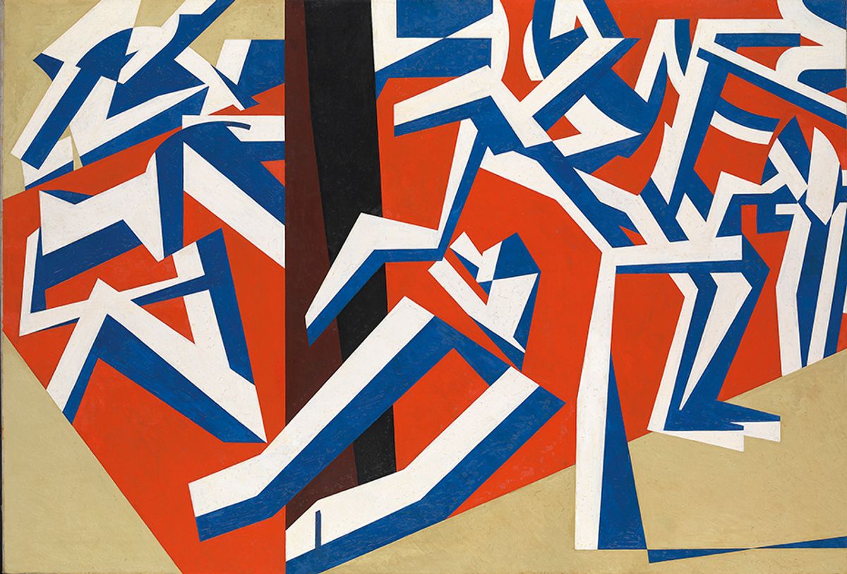 David Bomberg's The Mud Bath  (1914) Courtesy of Tate