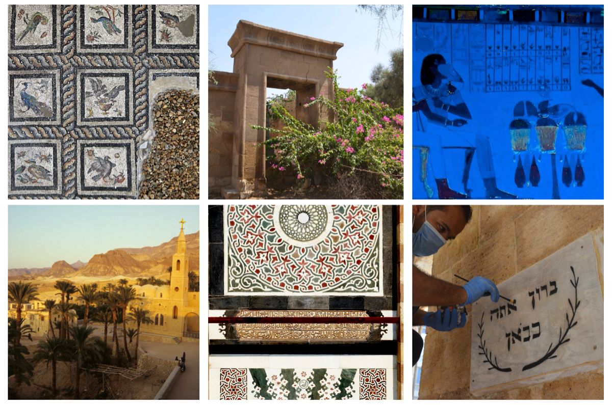 The online platform Preserving Egypt’s Layered History  highlights some of the country’s most important archaeological sites Courtesy of Google Arts & Culture