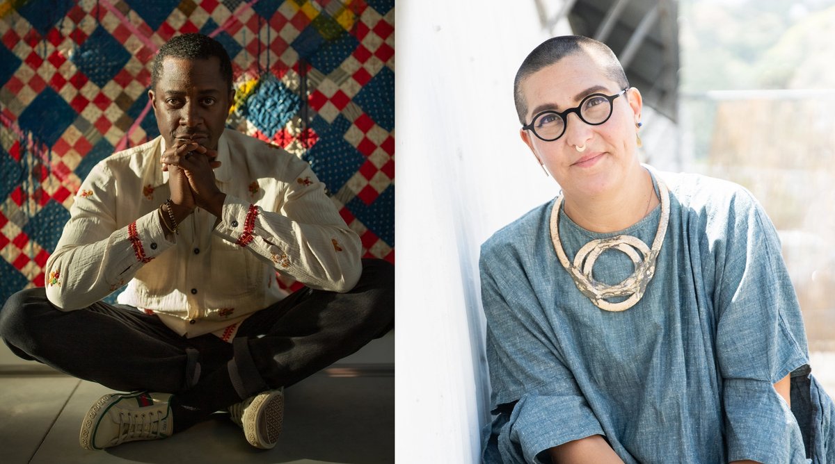 Sanford Biggers. Photo: Justin Lubke. Tanya Aguiñiga. Photo: Katie Levine.