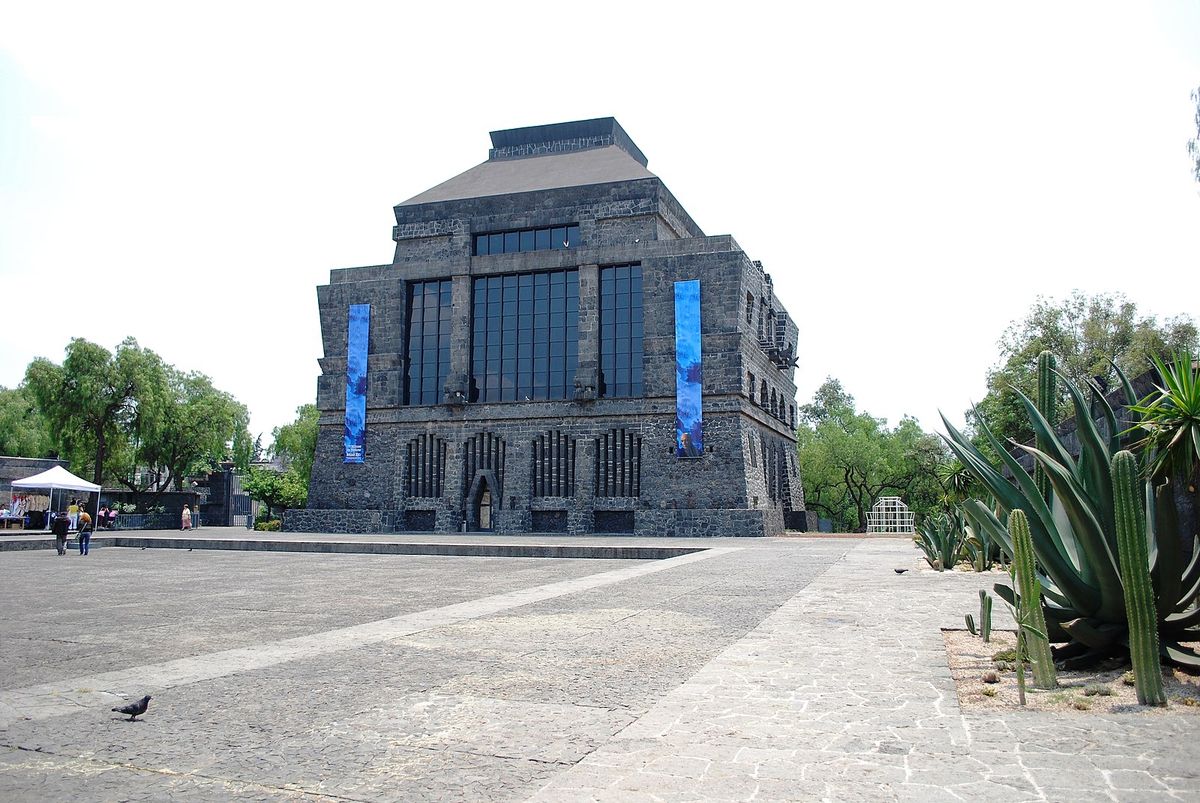 The main building of the Anahuacalli Museum. Photo: Alejandro Linares Garcia. 
