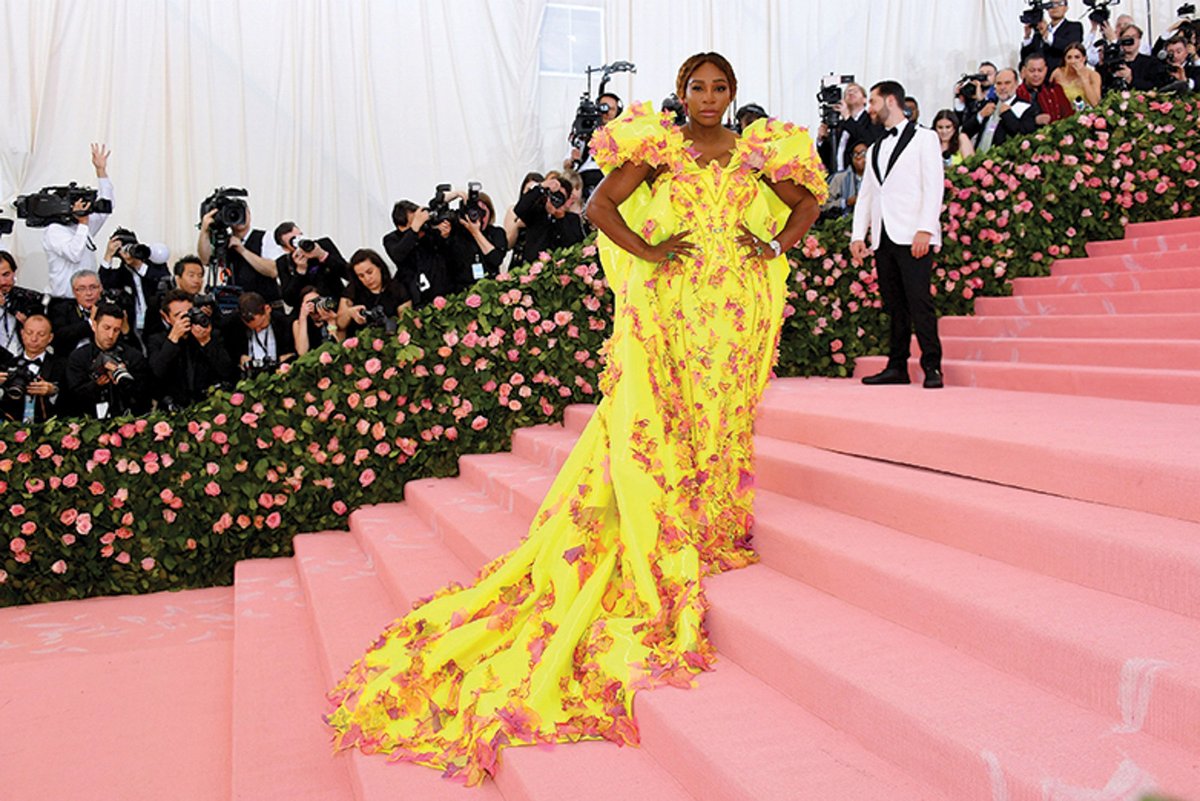 Serena Williams at the Met Gala in 2019 Photo: Dia Dipasupil/FilmMagic