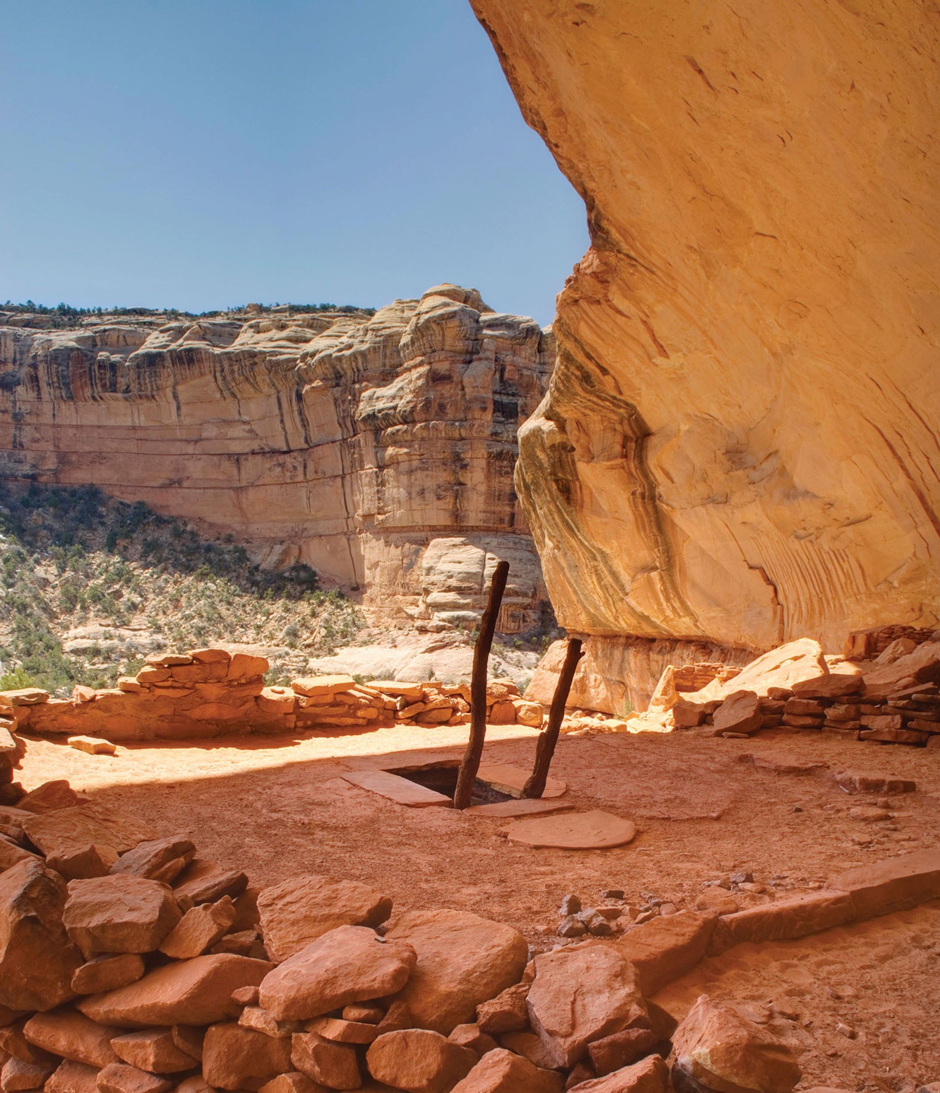 The Perfect Kiva site, an immaculate Anasazi ceremonial chamber carved into a red rock canyon in the Grand Gulch Primitive Area is one of the archaeological sites at risk from uranium mining Photo: Alan Majchrowicz