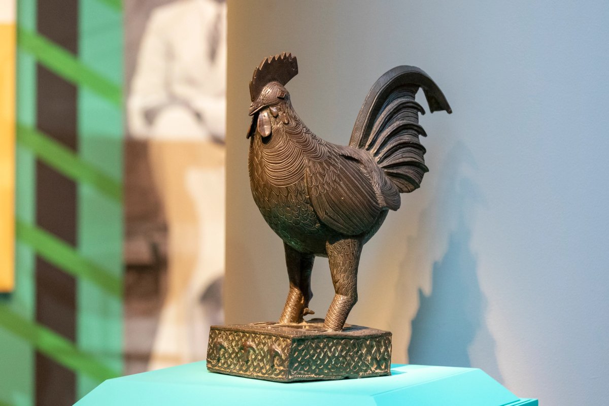 The mid-18th century sculpture was looted from the court of Benin in 1897. National Gallery of Art.