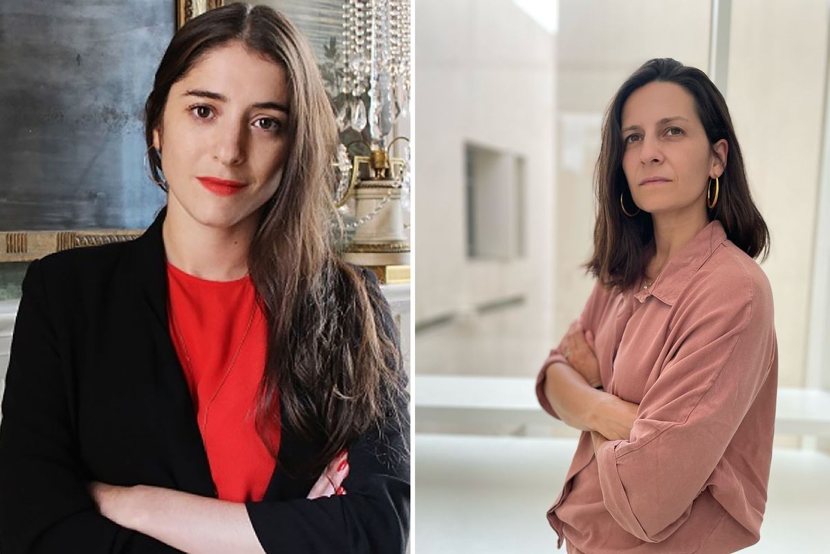 Aimé Iglesias Lukin (left) and Claudia Segura (right) will curate the Exposure and In/Situ programmes at Expo Chicago in 2023. Lukin portrait by Pia Fuentealba. Segura portrait courtesy Claudia Segura.