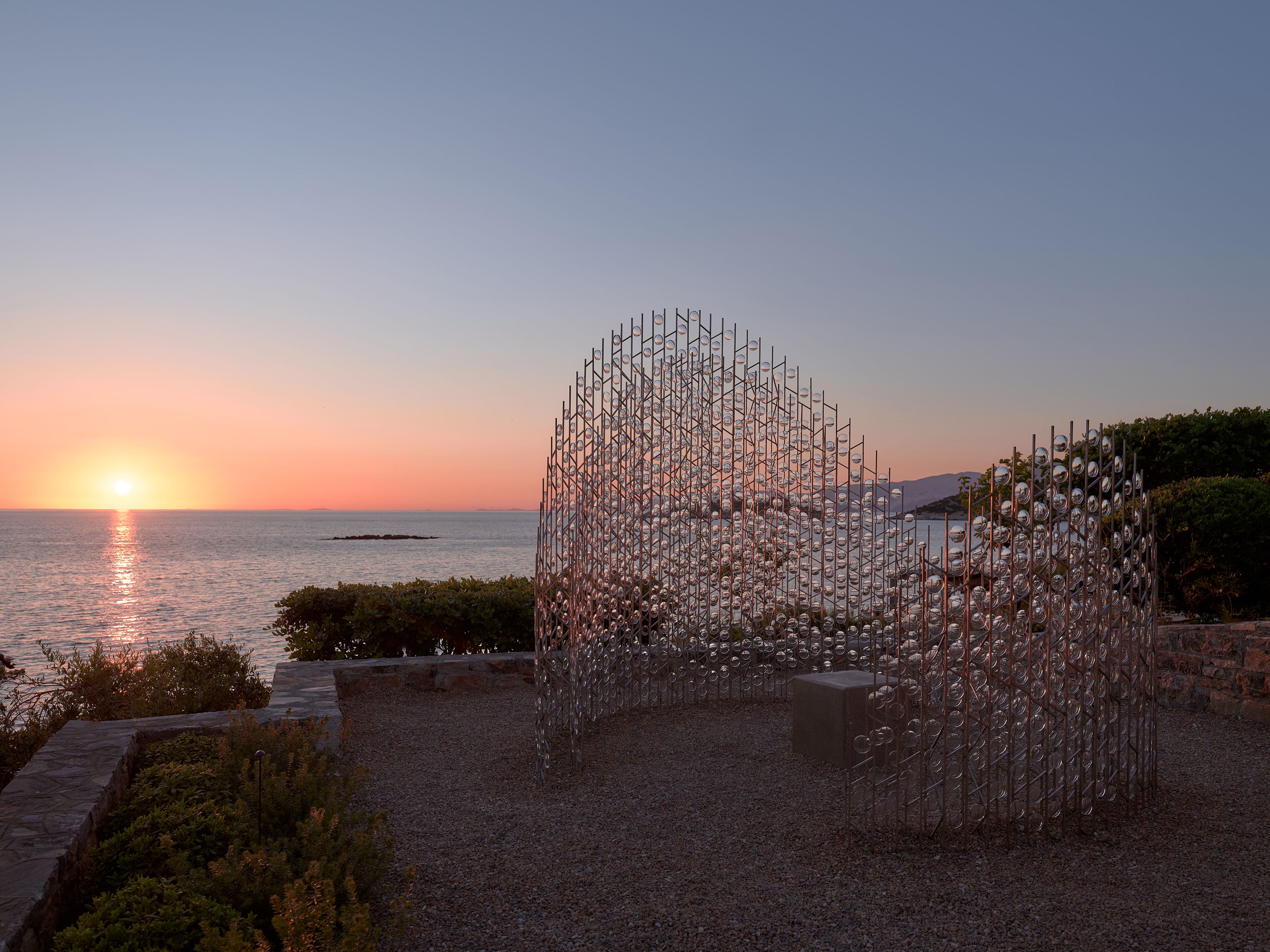 Chronotopia by Caitlind R.C Brown and Wayne Garrett, the winners of the 2026 Art Prize Mamidakis Foundation Photo: Loukianos Arnaoutakis/G&A Mamidakis Foundation