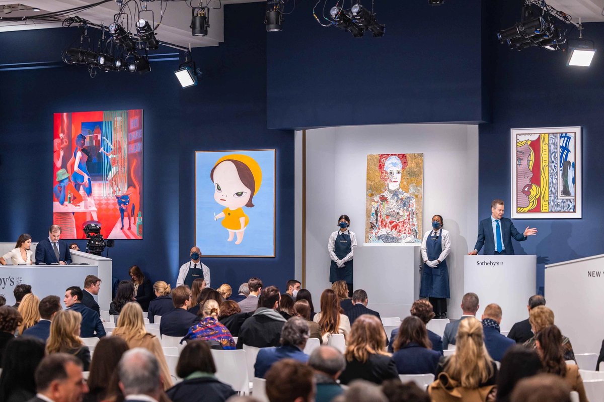 Maria Berrio's Flor sells for a record at Sotheby's last night
Courtesy of Sotheby's