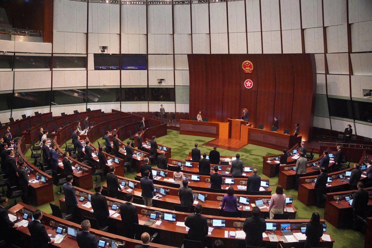 Hong Kong lawmakers passed Article 23 on Tuesday 19 March
Photo: Xinhua / Alamy Stock Photo