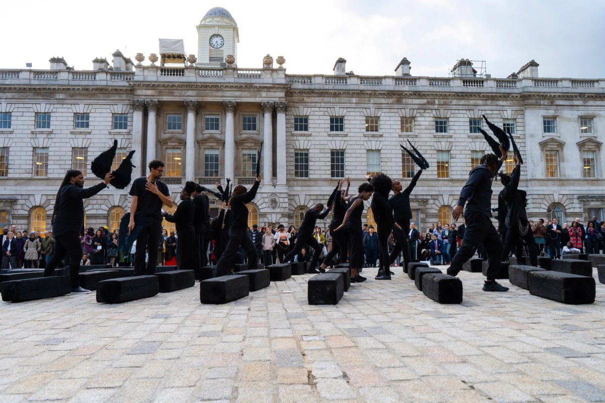 Grada Kilomba’s work, O Barco/The Boat (2021) represents the hold of a historical European slave ship Richard Thompson