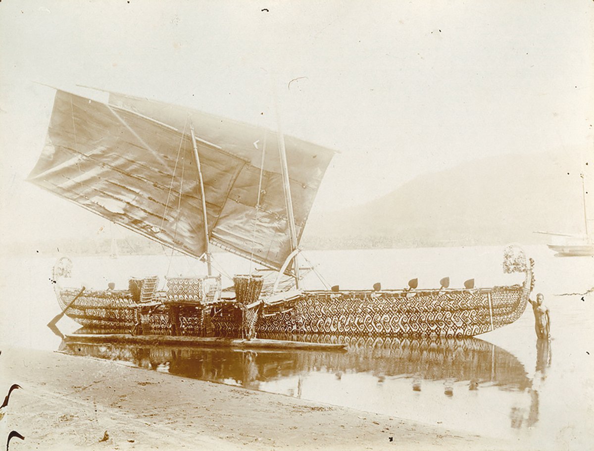 The Luf Boat in what is now Papua New Guinea, where it was stolen from in 1890 Richard Parkinson