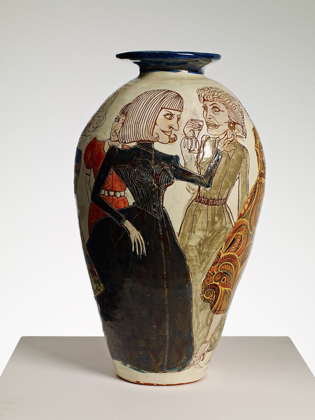Grayson Perry, Cocktail Party (1989) © Grayson Perry. Courtesy the artist and Victoria Miro, London / Venice