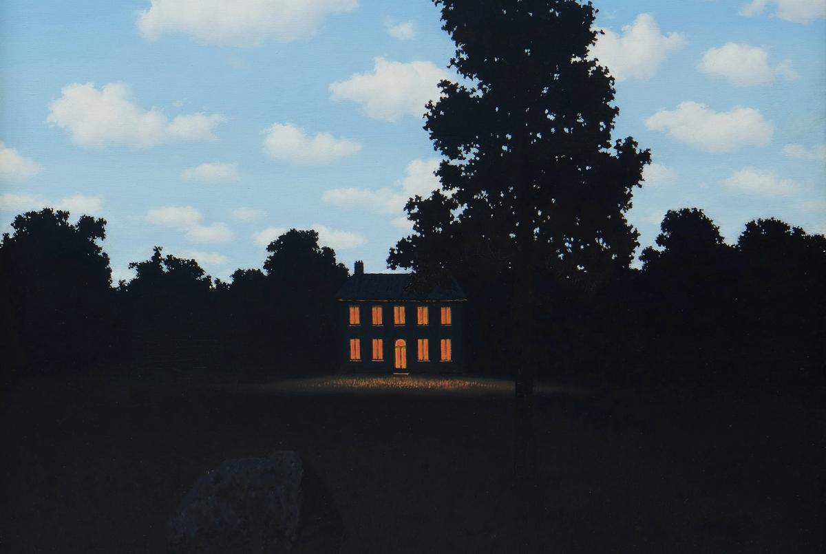 L'Empire des lumières (1951) by René Magritte Courtesy Sotheby's