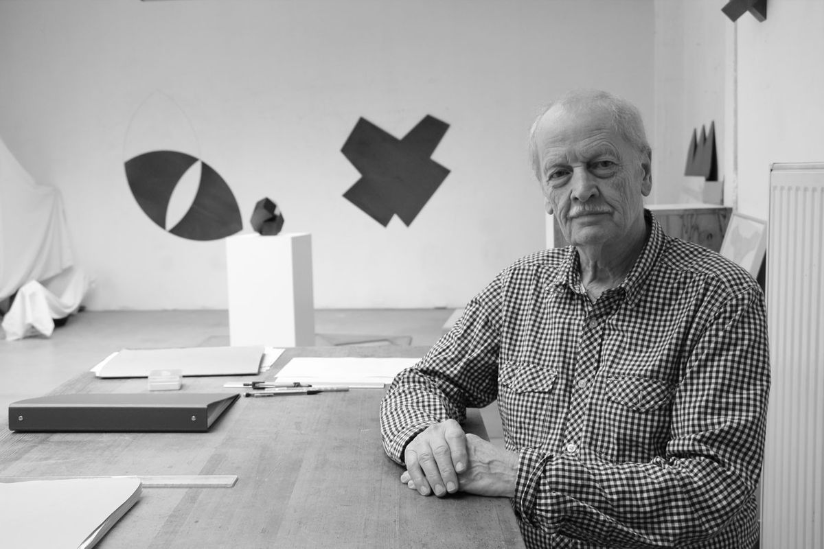 Norman Dilworth at home in Lille, 2014 Photograph: Christine Cadin