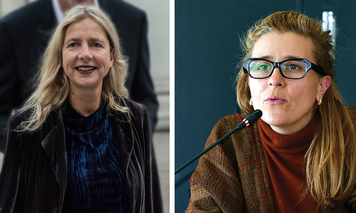 Iwona Blazwick (left) was appointed curator of next year's Istanbul Biennial after Defne Ayas (right) was rejected by the Istanbul Foundation For Culture and the Arts 
Left to right: © Guy Corbishley/Alamy Live News / © Yonhap/Newcom/Alamy Live News