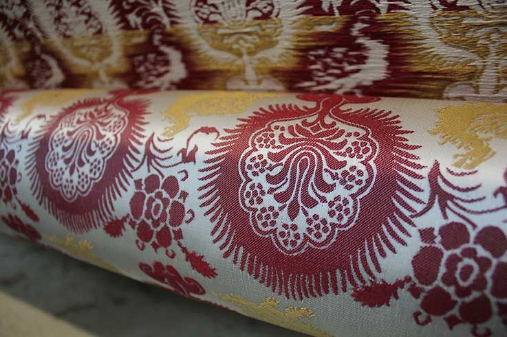 After 550 years, a fabric found in a Norwich bishop's tomb is recreated