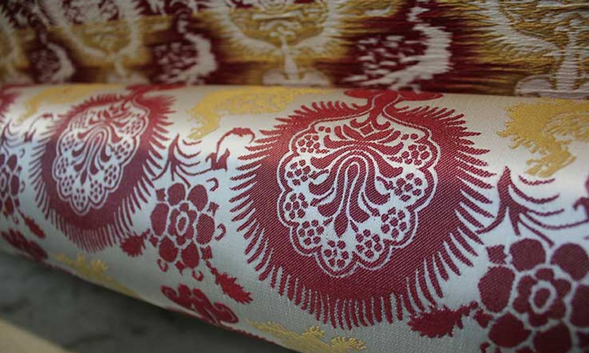 After 550 years, a fabric found in a Norwich bishop's tomb is recreated