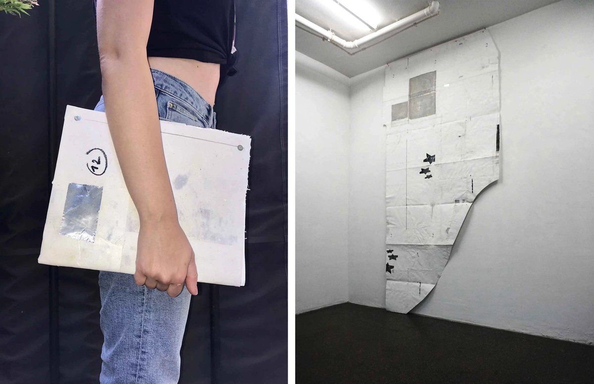 Meditation on Entropy (2023) by the artist X Breidenbach is work of art that could be folded into an A4 envelope, simplifying shipping and in turn reducing emissions
Courtesy of Gallery Climate Coalition