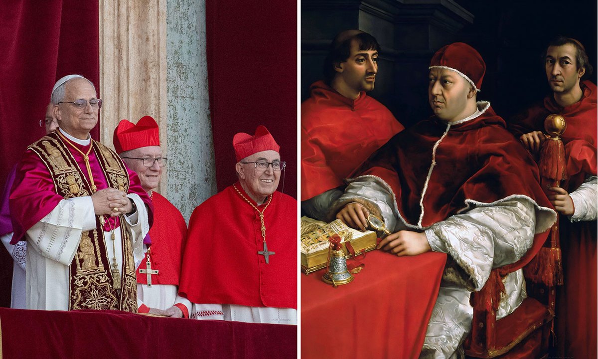 The art of being Pope Leo: from a Raphael portrait to the first pontiff to be captured on film