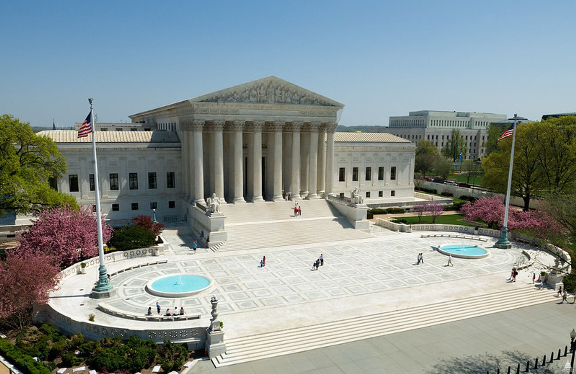 The US Supreme Court building Via USCourt Flickr