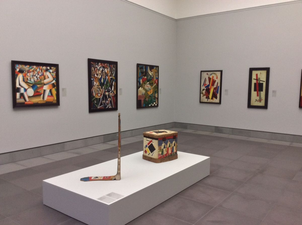 Installation view of the display at the Museum voor Schone Kunsten in Ghent James Butterwick