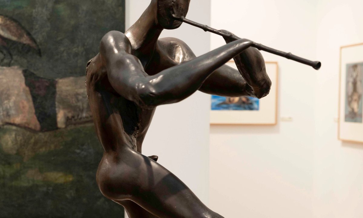 Image accompanying source report: Nude Faun Sculpture Torn Down in Iran's 1979 Revolution Resurfaces at Frieze Masters After 46 Years